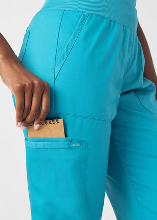 Teal ProFlex Cargo Pants Scrubs