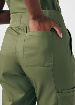 Olive Moss ProFlex Cargo Pants Scrubs
