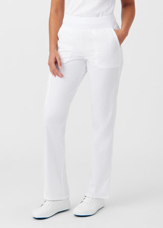 White ProFlex Cargo Pants Scrubs