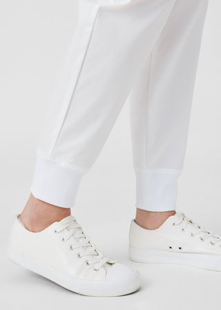 White ProFlex Jogger Pants Scrubs