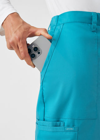Teal ProFlex Cargo Pants Scrubs