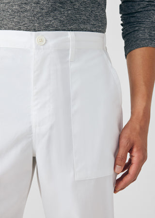 White ProFlex Cargo Pants Scrubs