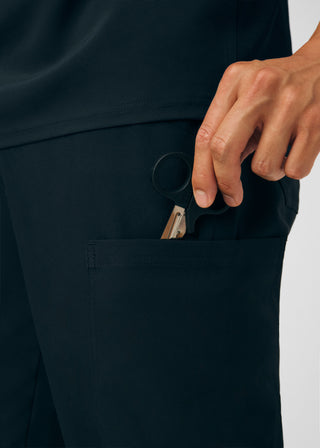 Black Forward Jogger Pants Scrubs