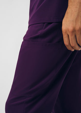 Eggplant Forward Jogger Pants Scrubs