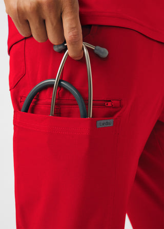 Red Forward Jogger Pants Scrubs