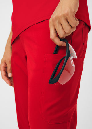 Red Forward Jogger Pants Scrubs