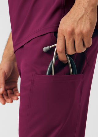 Wine Forward Jogger Pants Scrubs