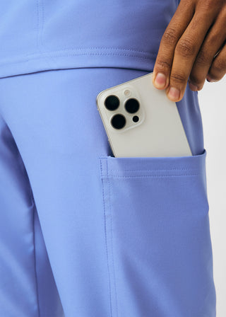 Ceil Blue Forward Cargo Pants Scrubs