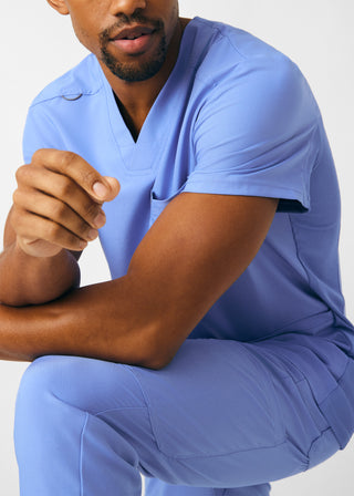 Ceil Blue Forward Cargo Pants Scrubs