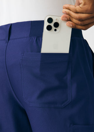 Navy Forward Cargo Pants Scrubs
