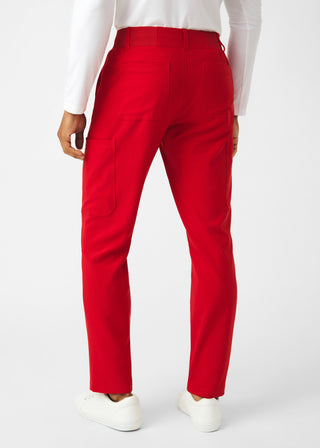 Red Forward Cargo Pants Scrubs