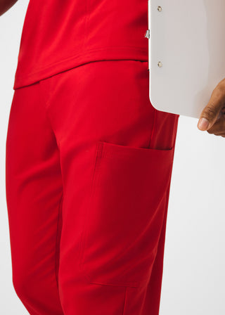 Red Forward Cargo Pants Scrubs