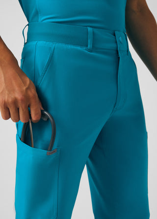 Teal Forward Cargo Pants Scrubs