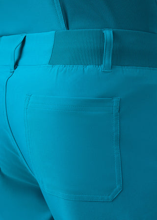 Teal Forward Cargo Pants Scrubs
