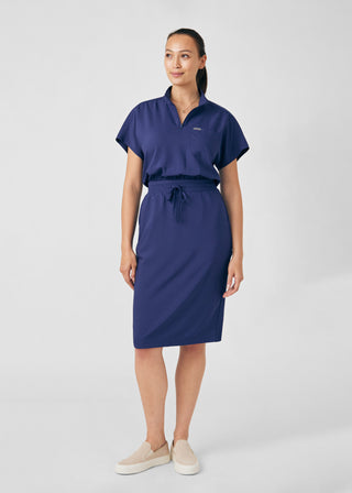 Navy Forward 3-Pocket Dress Scrubs