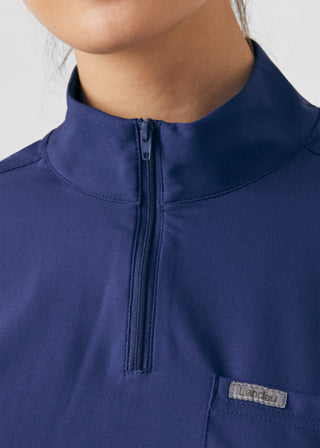 Navy Forward 3-Pocket Dress Scrubs
