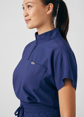 Navy Forward 3-Pocket Dress Scrubs