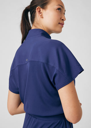 Navy Forward 3-Pocket Dress Scrubs