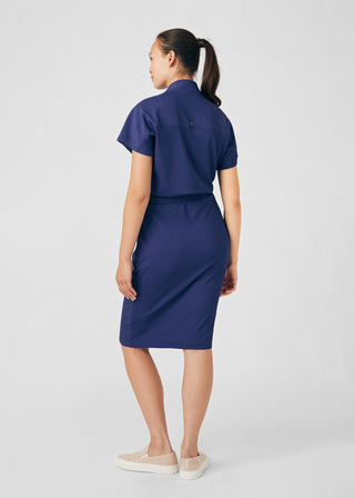 Navy Forward 3-Pocket Dress Scrubs