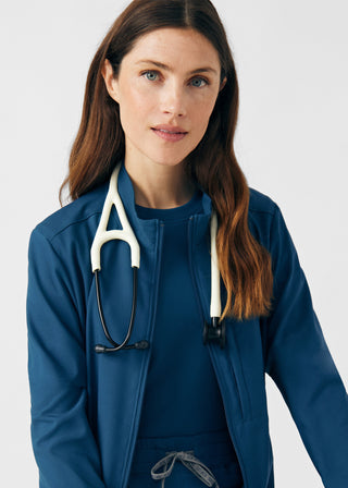 Caribbean Forward 3-Pocket Jacket Scrubs
