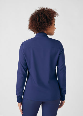Navy Forward 3-Pocket Jacket Scrubs