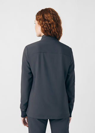 Pewter Forward 3-Pocket Jacket Scrubs