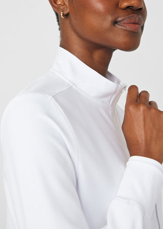 White Forward 3-Pocket Jacket Scrubs