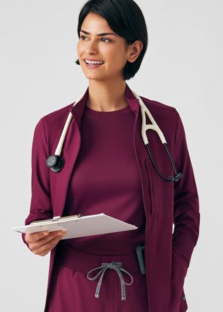 Wine Forward 3-Pocket Jacket Scrubs