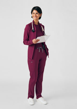 Wine Forward 3-Pocket Jacket Scrubs