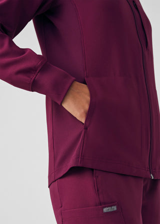 Wine Forward 3-Pocket Jacket Scrubs