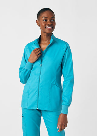 Teal ProFlex 3-Pocket Jacket Scrubs