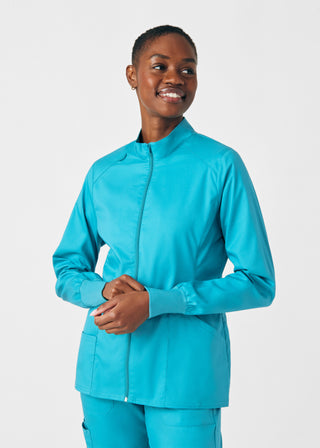 Teal ProFlex 3-Pocket Jacket Scrubs