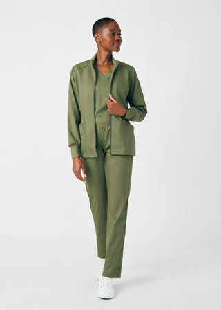 Olive Moss ProFlex 3-Pocket Jacket Scrubs