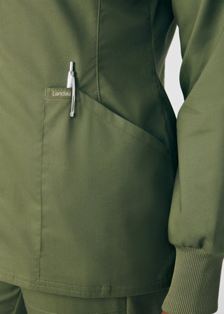 Olive Moss ProFlex 3-Pocket Jacket Scrubs