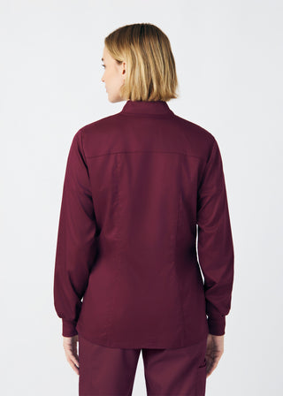 Wine ProFlex 3-Pocket Jacket Scrubs