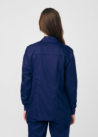 True Navy ProFlex 3-Pocket Jacket Scrubs