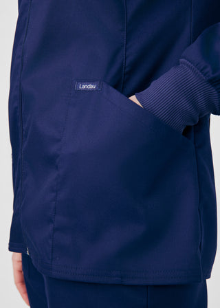 True Navy ProFlex 3-Pocket Jacket Scrubs