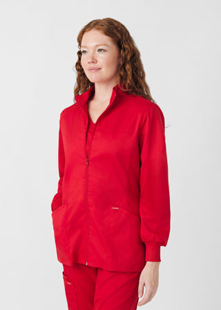 True Red ProFlex 3-Pocket Jacket Scrubs