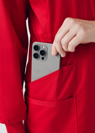True Red ProFlex 3-Pocket Jacket Scrubs