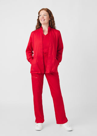 True Red ProFlex 3-Pocket Jacket Scrubs
