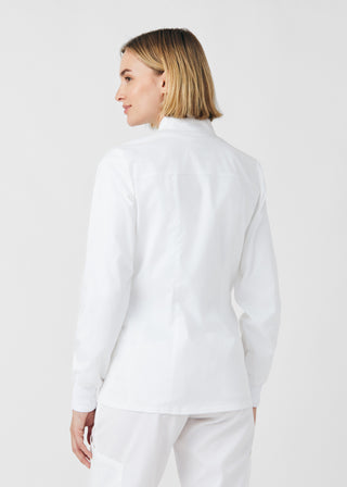 White ProFlex 3-Pocket Jacket Scrubs