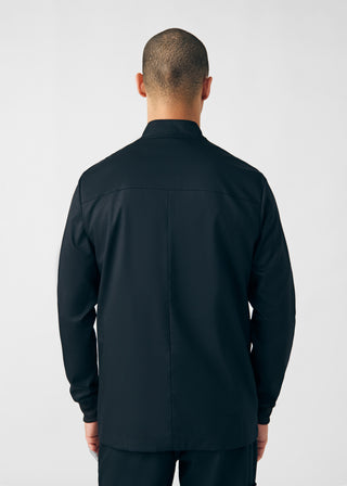 Black ProFlex 4-Pocket Jacket Scrubs
