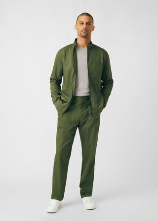 Olive Moss ProFlex 4-Pocket Jacket Scrubs