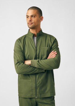 Olive Moss ProFlex 4-Pocket Jacket Scrubs
