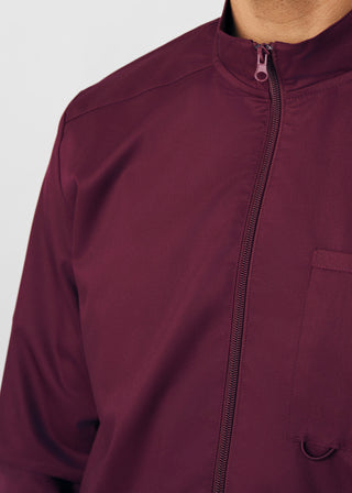 Wine ProFlex 4-Pocket Jacket Scrubs
