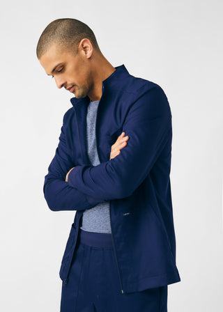 True Navy ProFlex 4-Pocket Jacket Scrubs