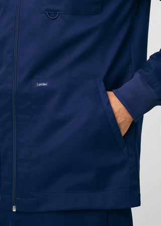 True Navy ProFlex 4-Pocket Jacket Scrubs