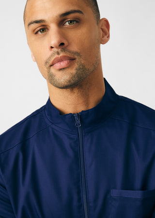 True Navy ProFlex 4-Pocket Jacket Scrubs