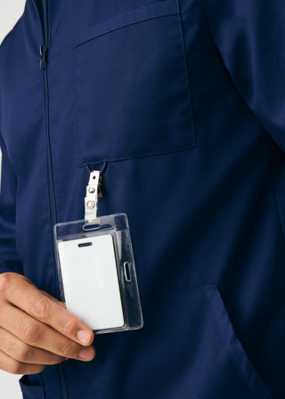 True Navy ProFlex 4-Pocket Jacket Scrubs