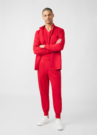 True Red ProFlex 4-Pocket Jacket Scrubs